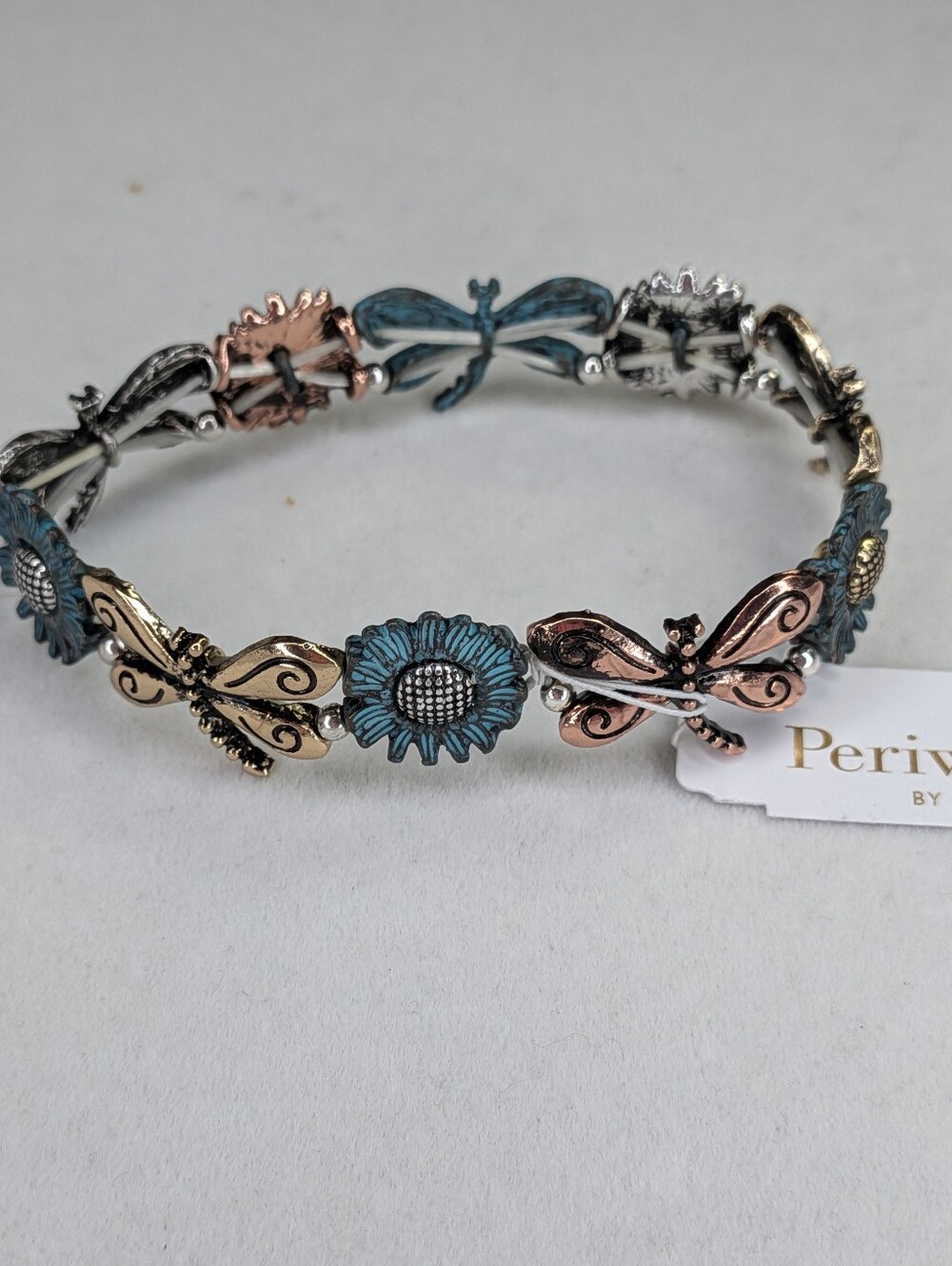 Periwinkle by Barlow Butterfly & Floral Stretch Bracelet – NWT